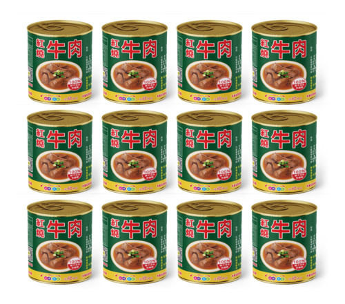 【免運】紅燒牛肉（小）12罐x300公克/罐產品圖