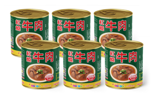 紅燒牛肉（小）6罐x300公克/罐產品圖