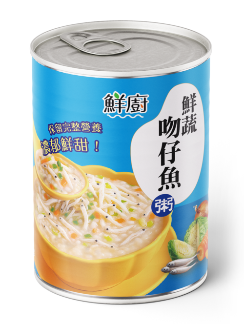 鮮蔬吻仔魚粥 250公克/罐  |阿欣師風味館|豐饌罐裝食品