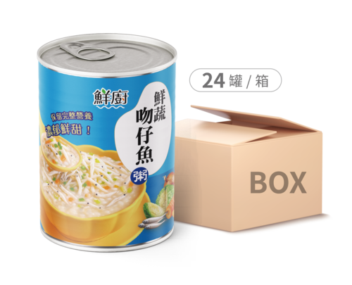 鮮蔬吻仔魚粥 24罐x250公克/罐