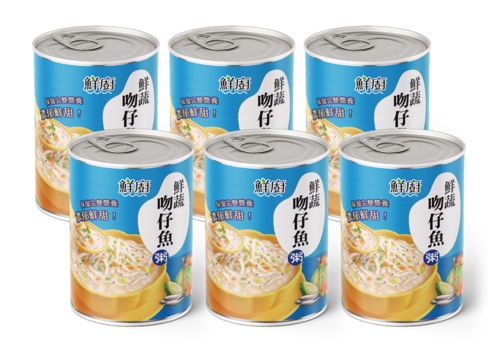 鮮蔬吻仔魚粥 6罐x250公克/罐  |阿欣師風味館|豐饌罐裝食品