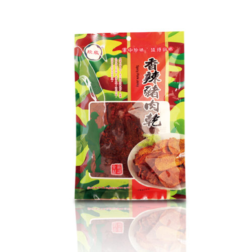 欣欣香辣豬肉乾 (200公克/包)  |阿欣師風味館|休閒佐茶食品